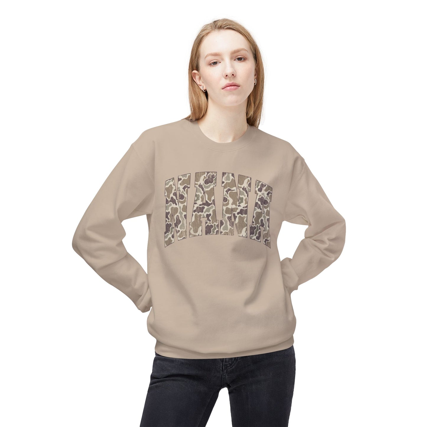 Nana Camo2 Crewneck Sweatshirt