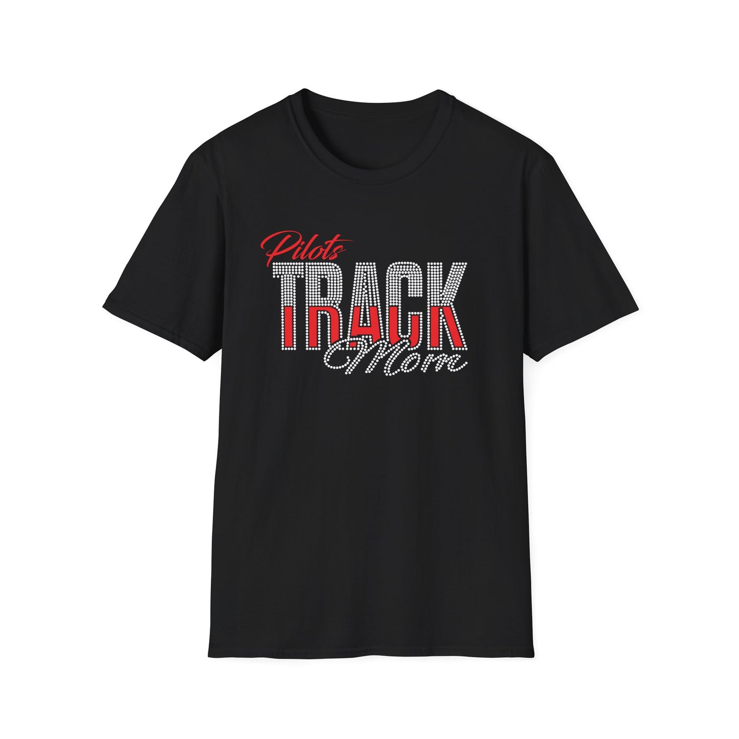 River Track Mom T-Shirt – Rhinestone & Glitter