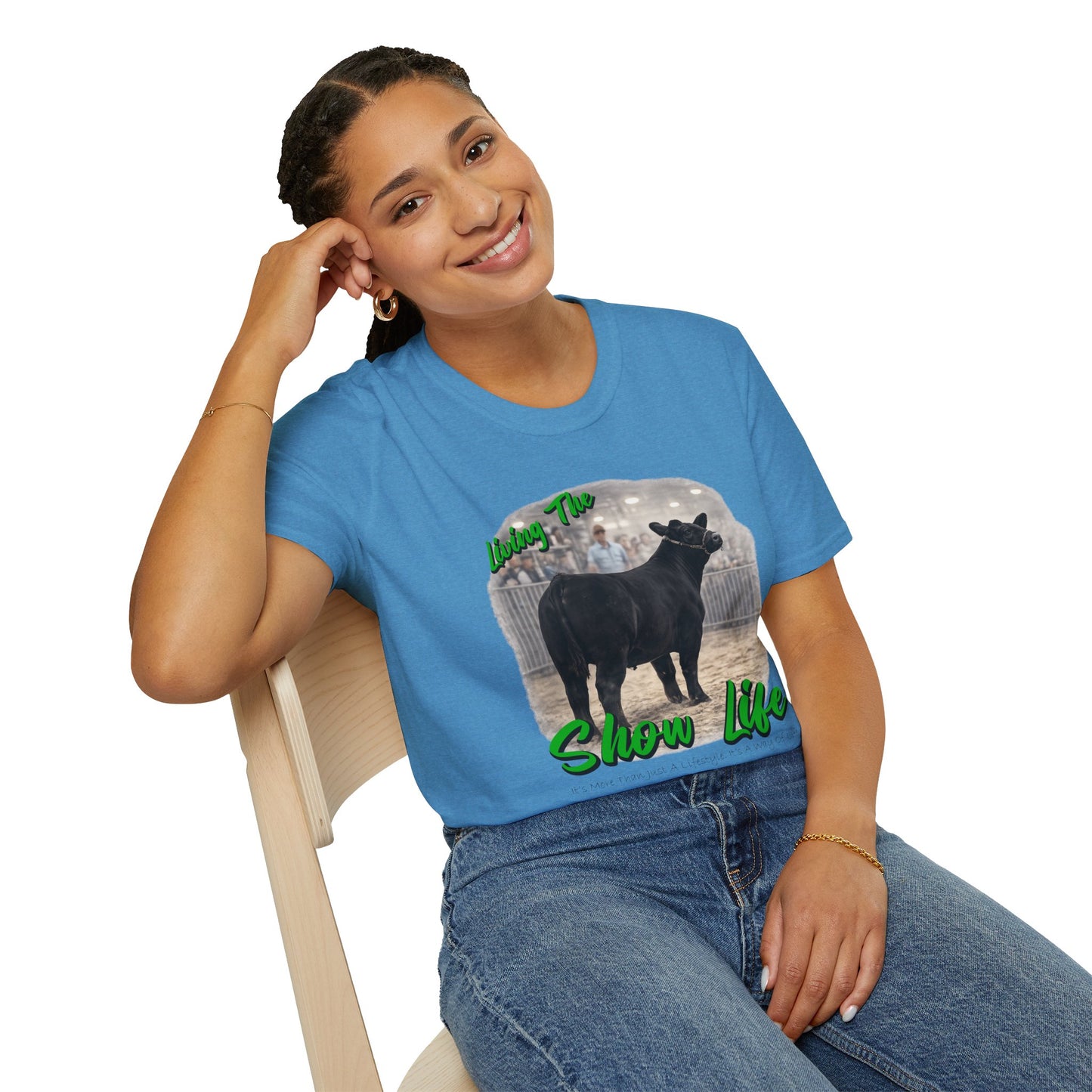 Living the Show Life - Cattle - Unisex T-Shirt