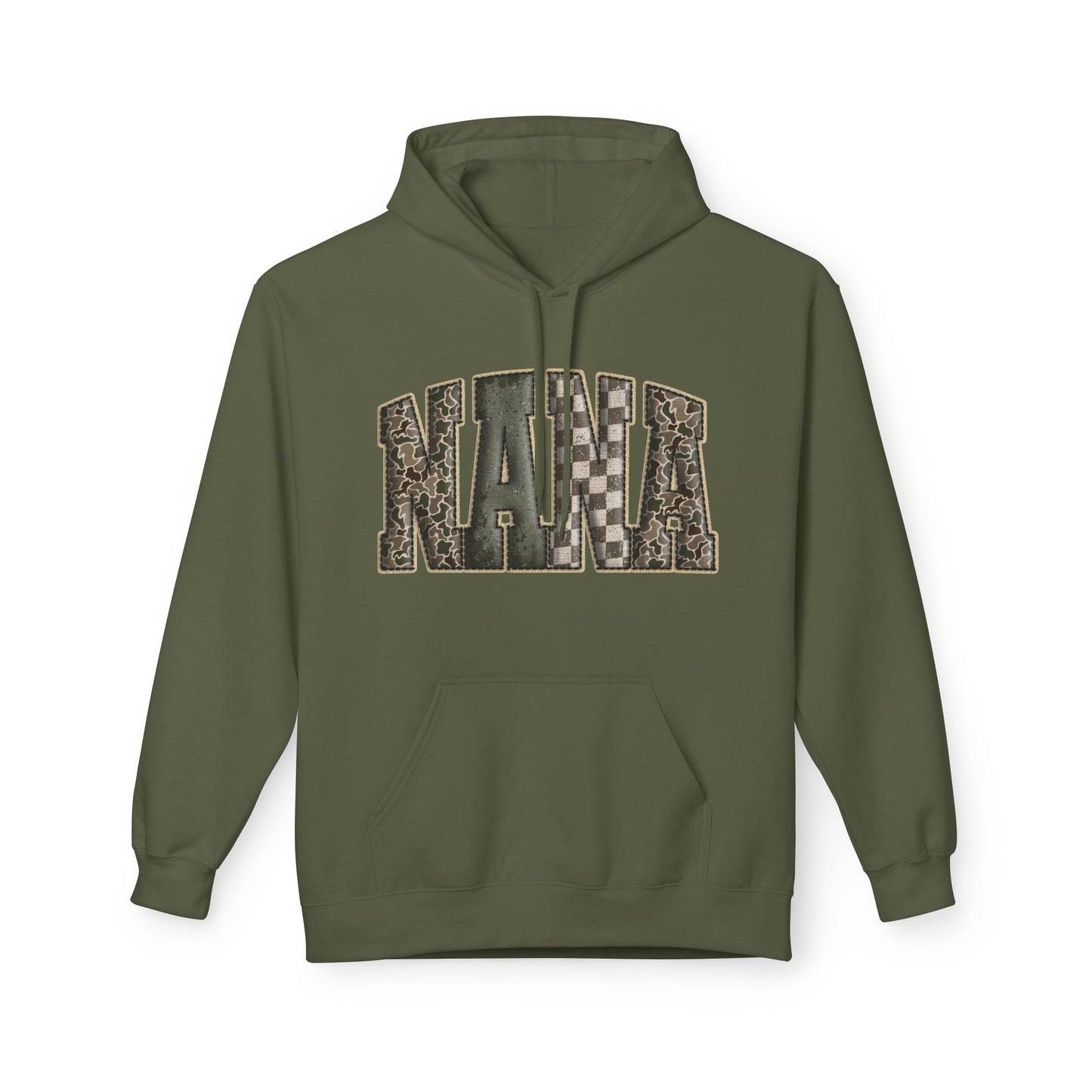 Nana Camo Print Hoodie