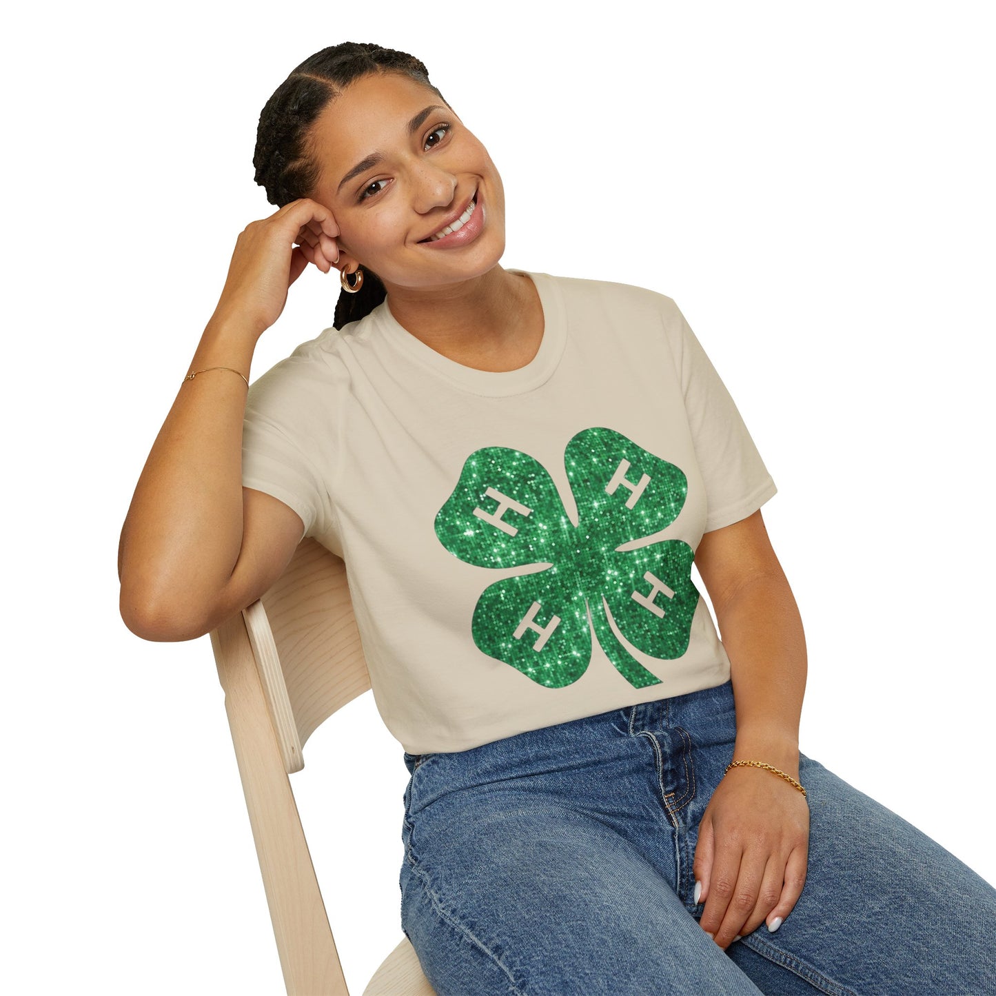 4-H GLITTER - Unisex T-Shirt