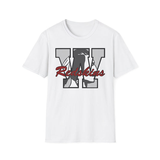 Woodsfield Redskins Letter T-Shirt