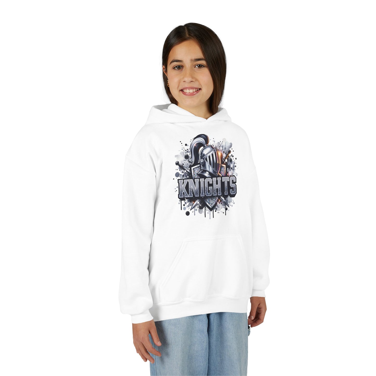 Knights Graphic Youth Hoodie – Bling
