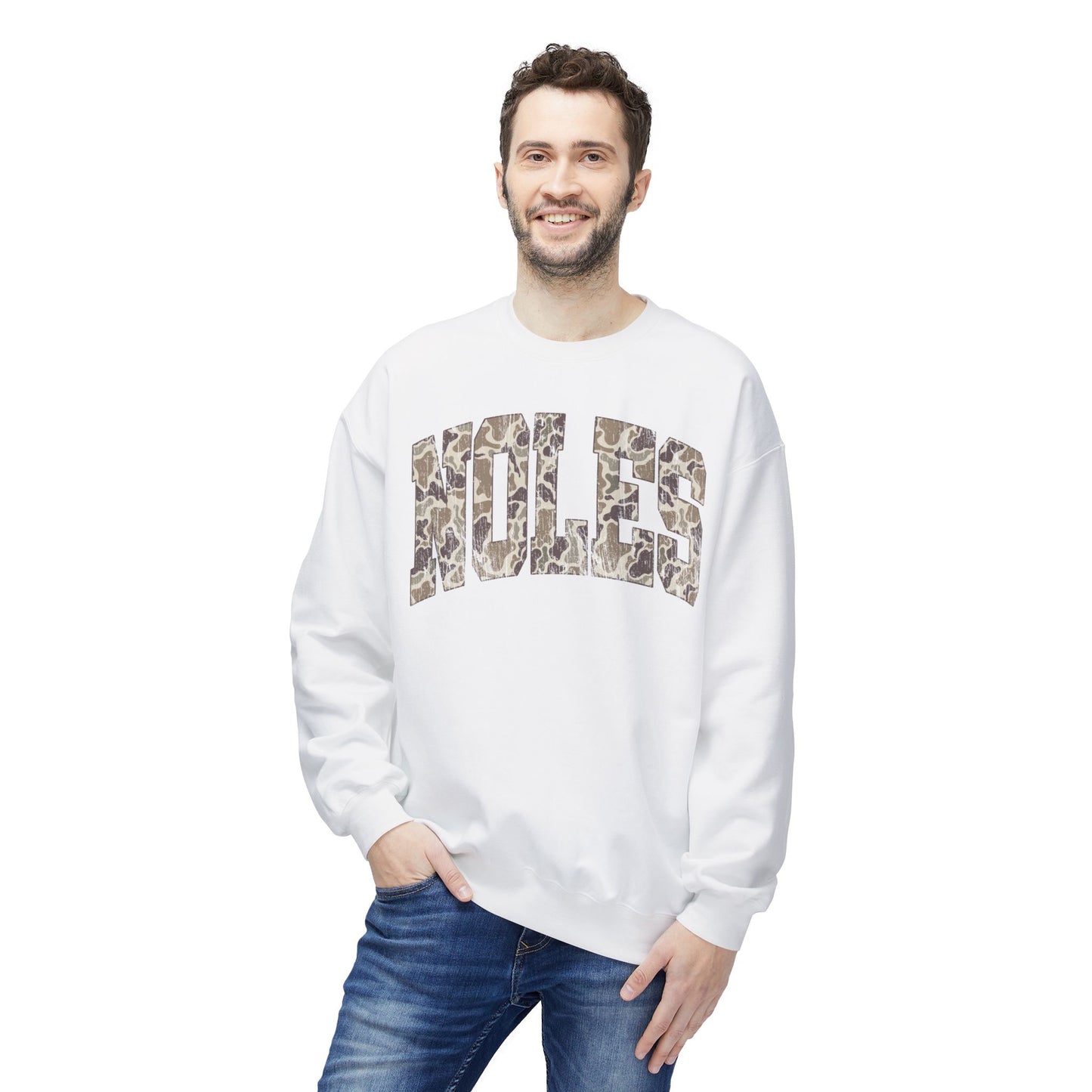 Monroe Central Crewneck Sweatshirt — CAMO!