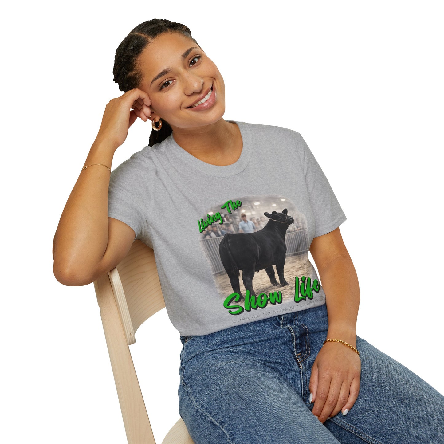 Living the Show Life - Cattle - Unisex T-Shirt