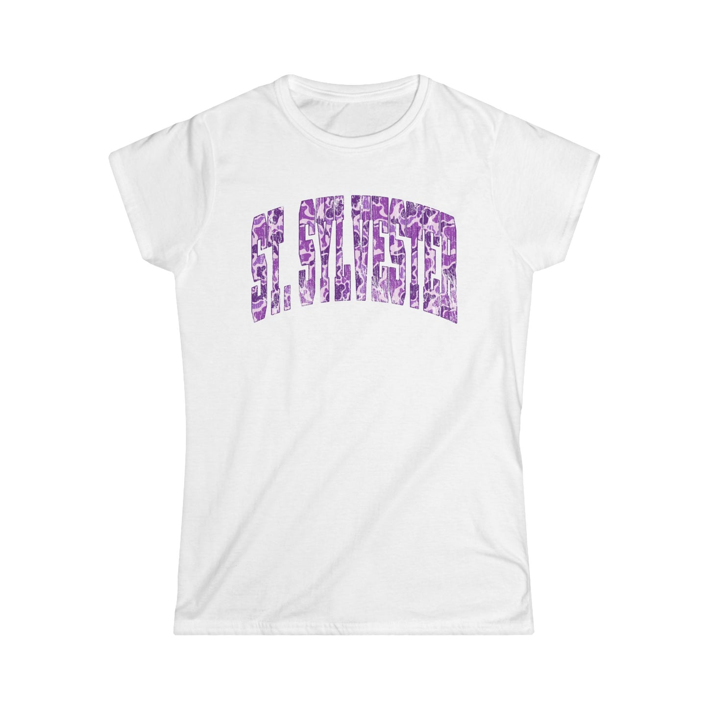 St. Sylvester Women's Tee — CAMO!