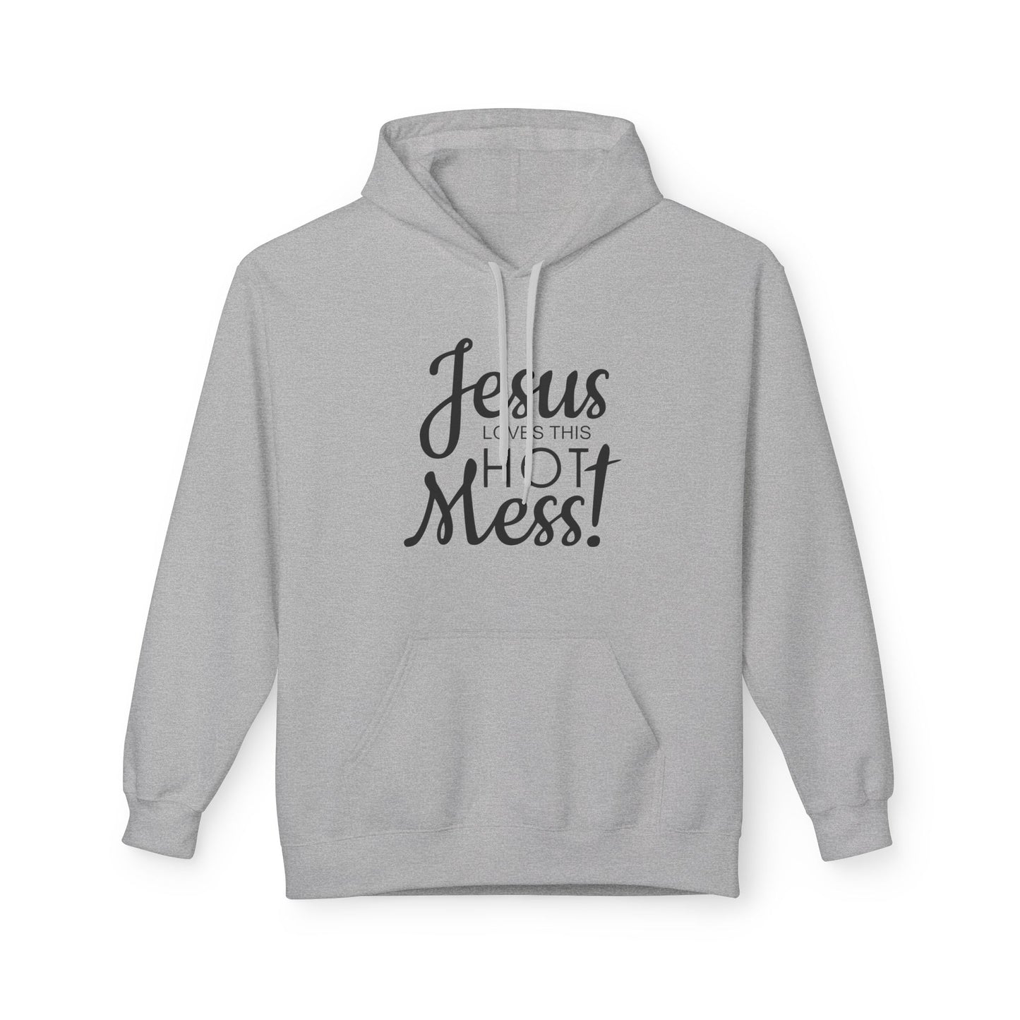 Jesus Loves This Hot Mess Hoodie (Gildan)