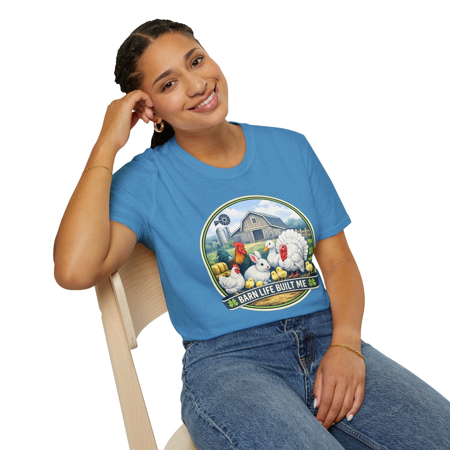 BARN LIFE BUILT ME - Small Animals - Unisex T-Shirt
