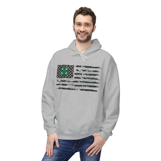 4-H PLEDGE American Flag - Hoodie