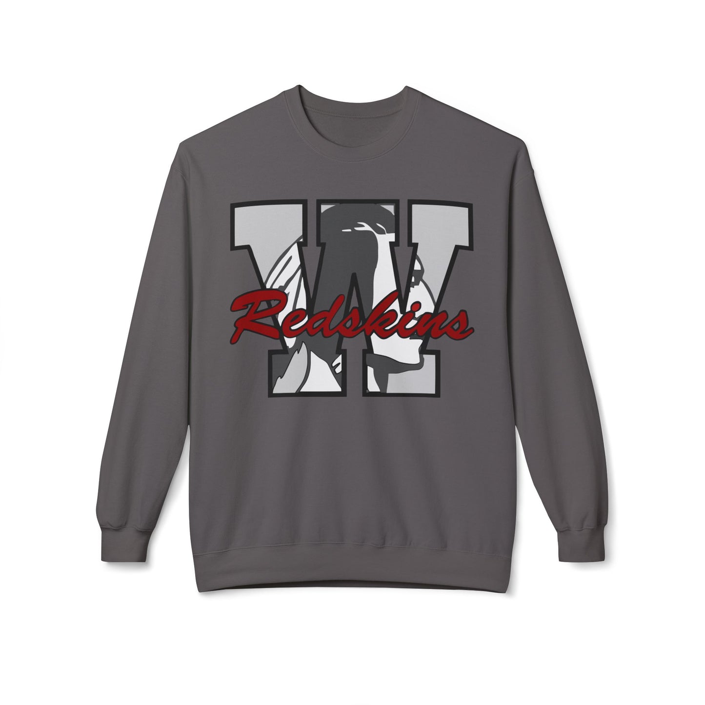 Woodsfield Redskins Letter Crewneck Sweatshirt