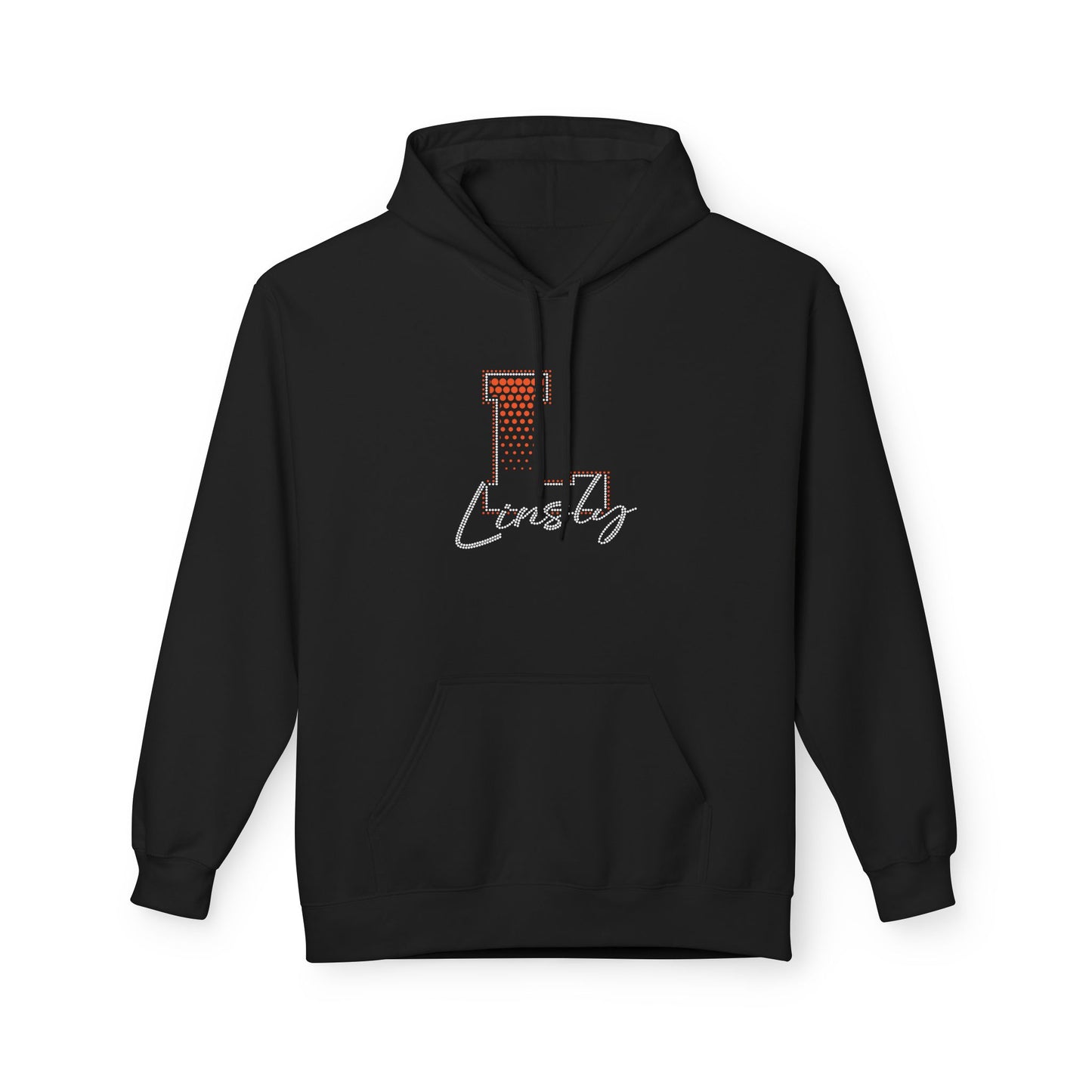 Linsly Hoodie – RHINESTONE & GLITTER DESIGN!