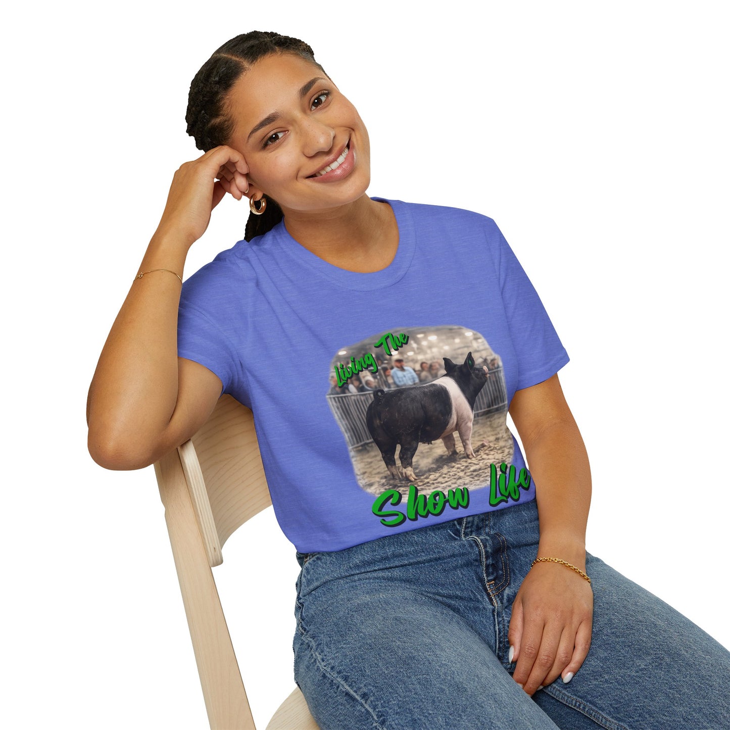 Living the Show Life - Pigs - Unisex T-Shirt