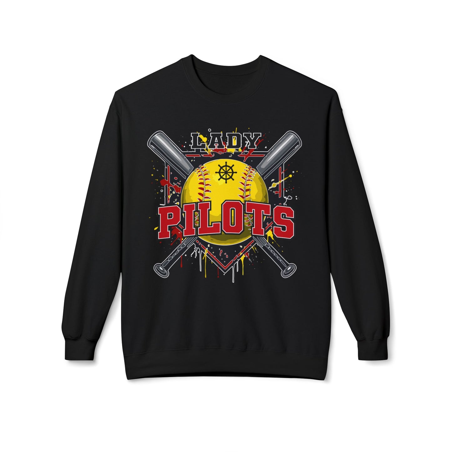 GLITTER VERSION - River Lady Pilots Softball 2 Sweatshirt