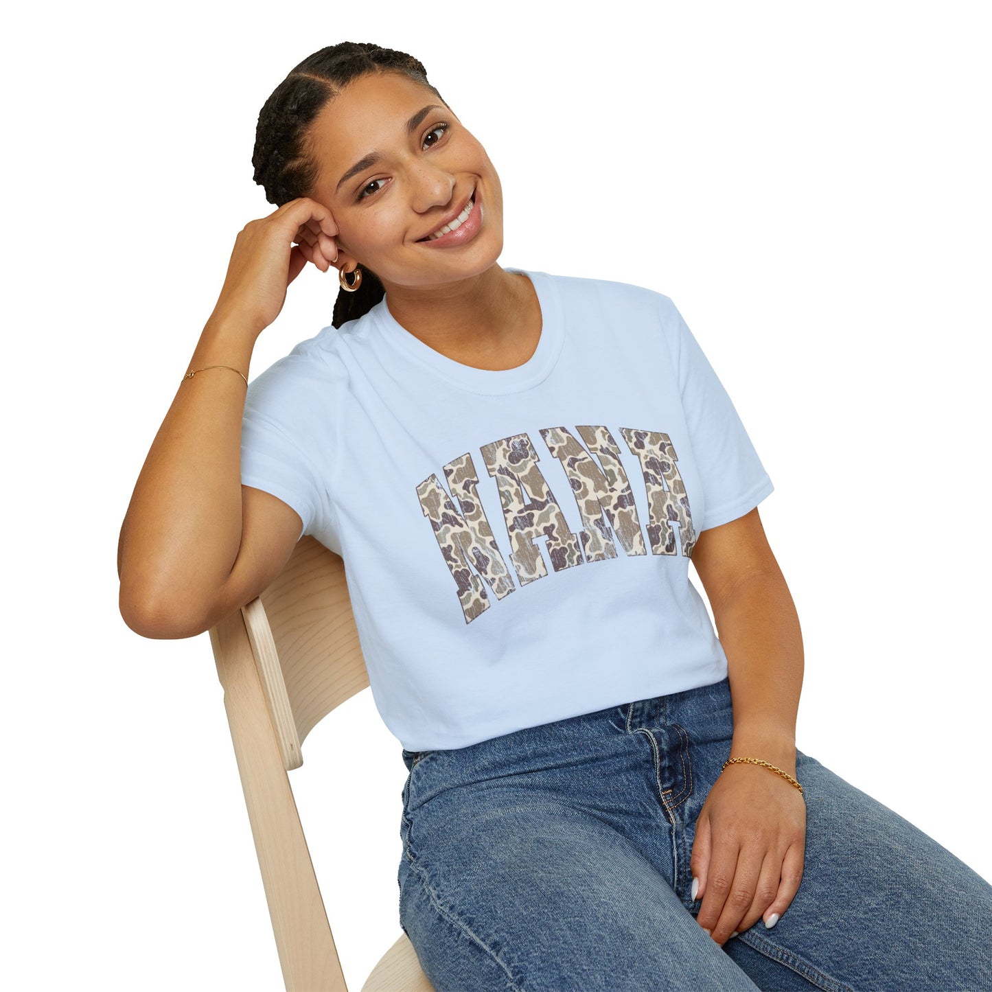 Nana Camo2 Print T-Shirt