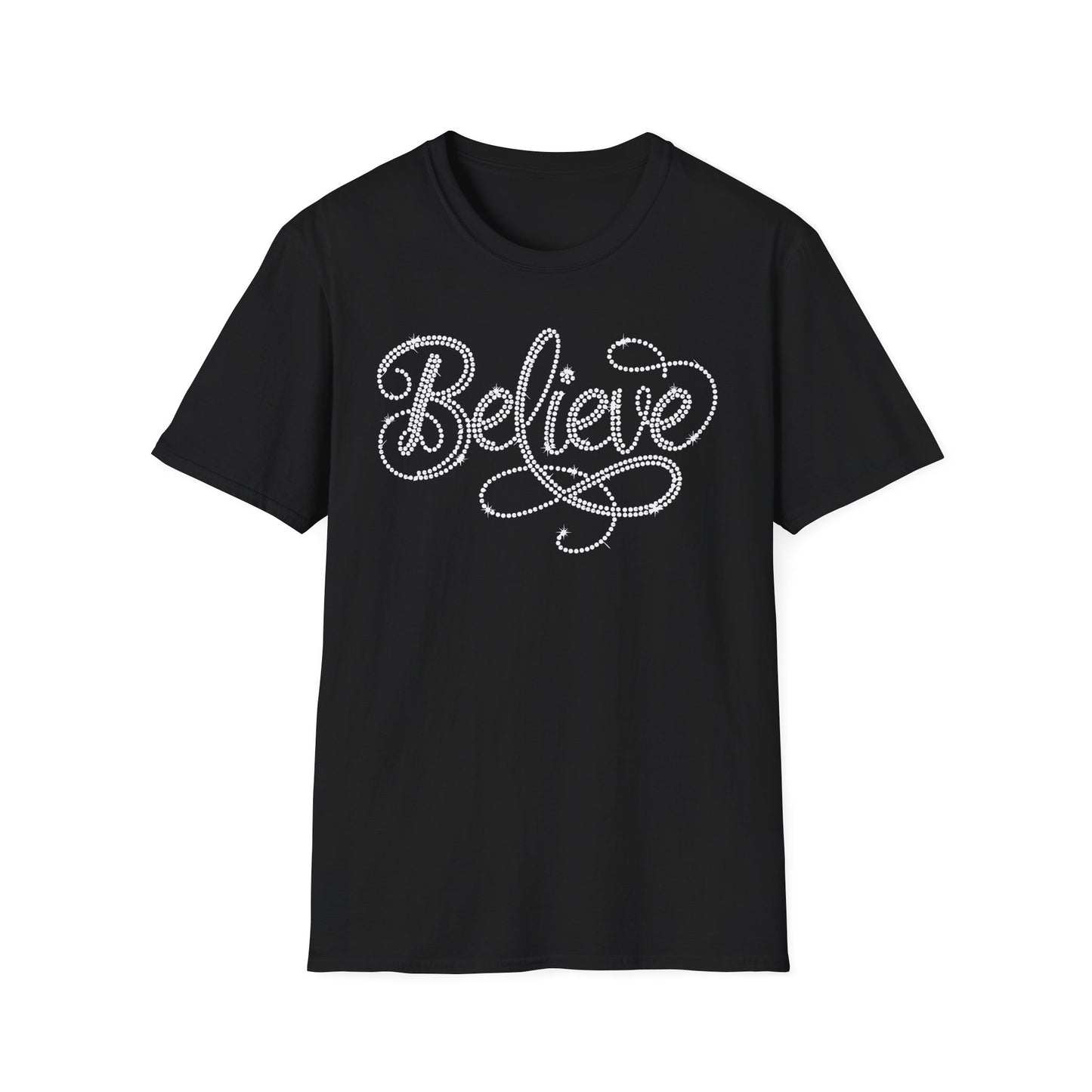 BELIEVE - Clear Rhinestones