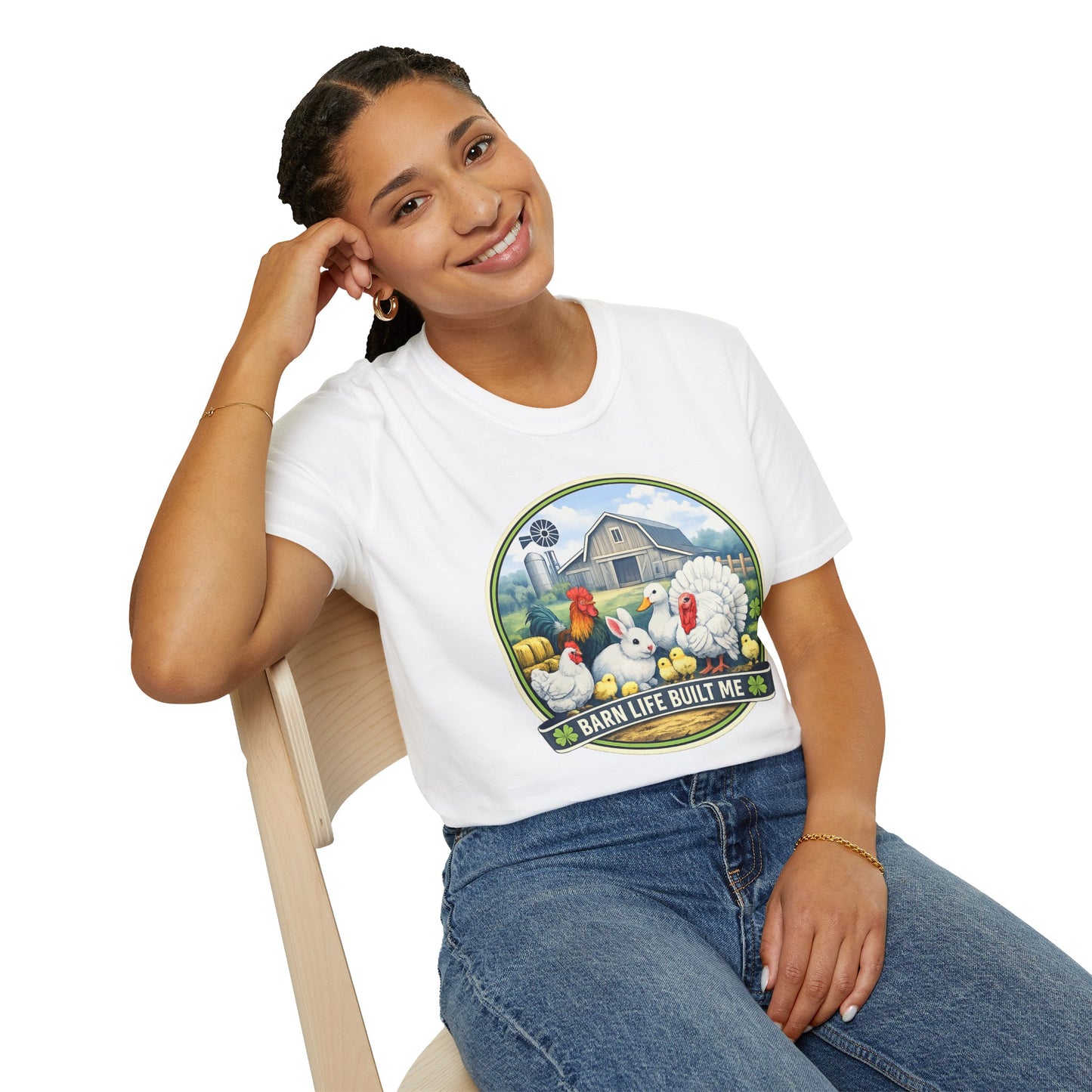 BARN LIFE BUILT ME - Small Animals - Unisex T-Shirt