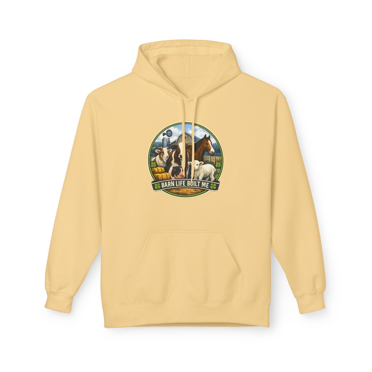 BARN LIFE BUILT ME - Large Animals - Hoodie