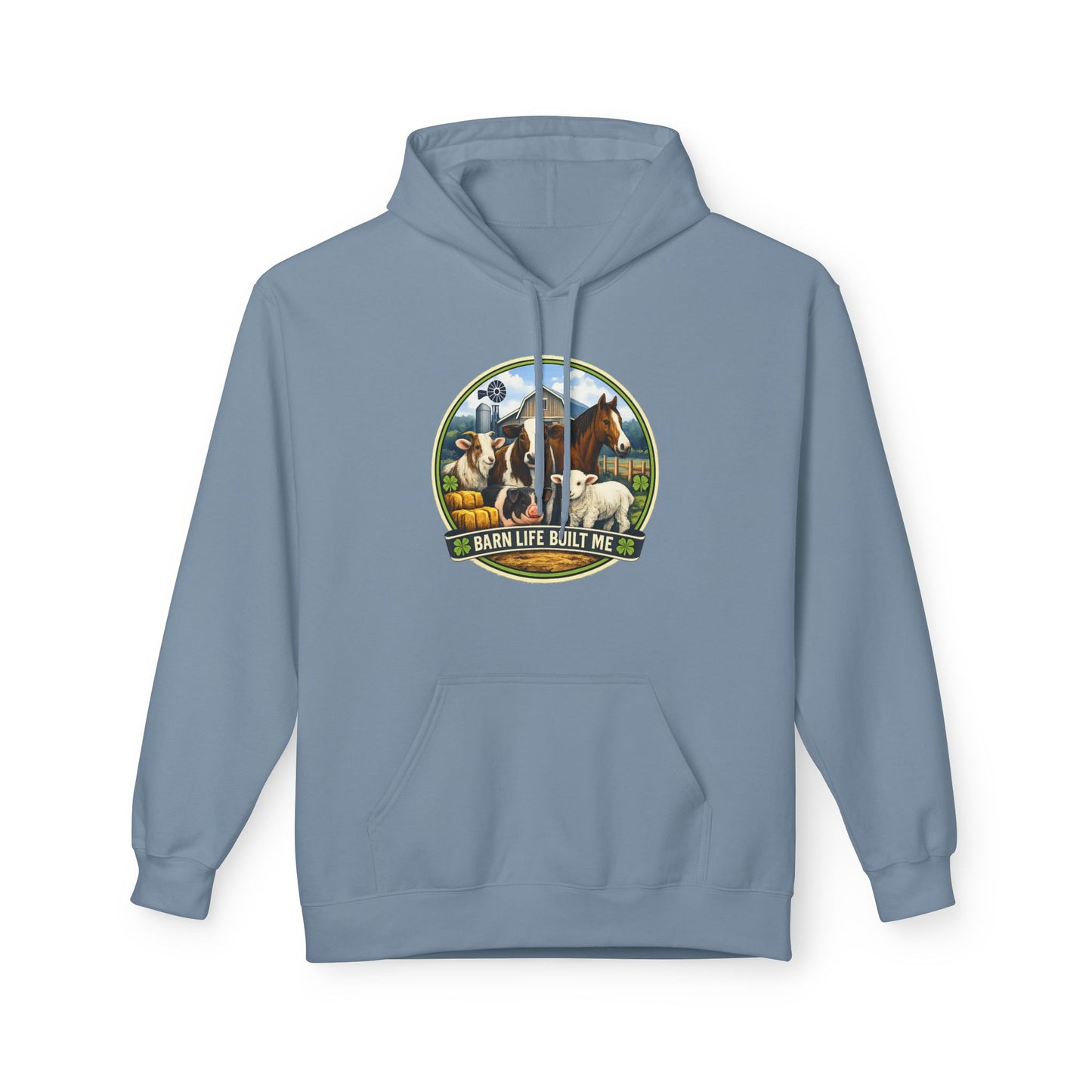 BARN LIFE BUILT ME - Large Animals - Hoodie