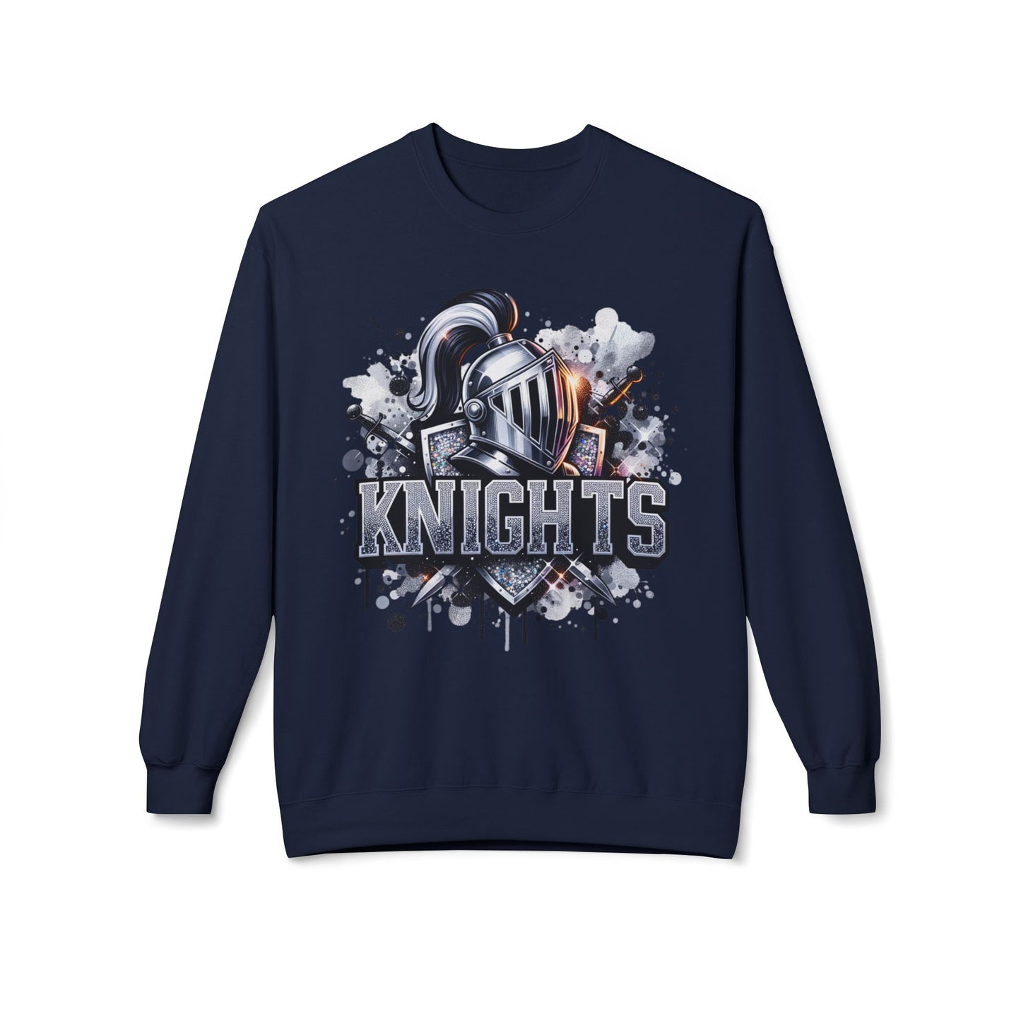 Knights Graphic Crewneck Sweatshirt - Bling