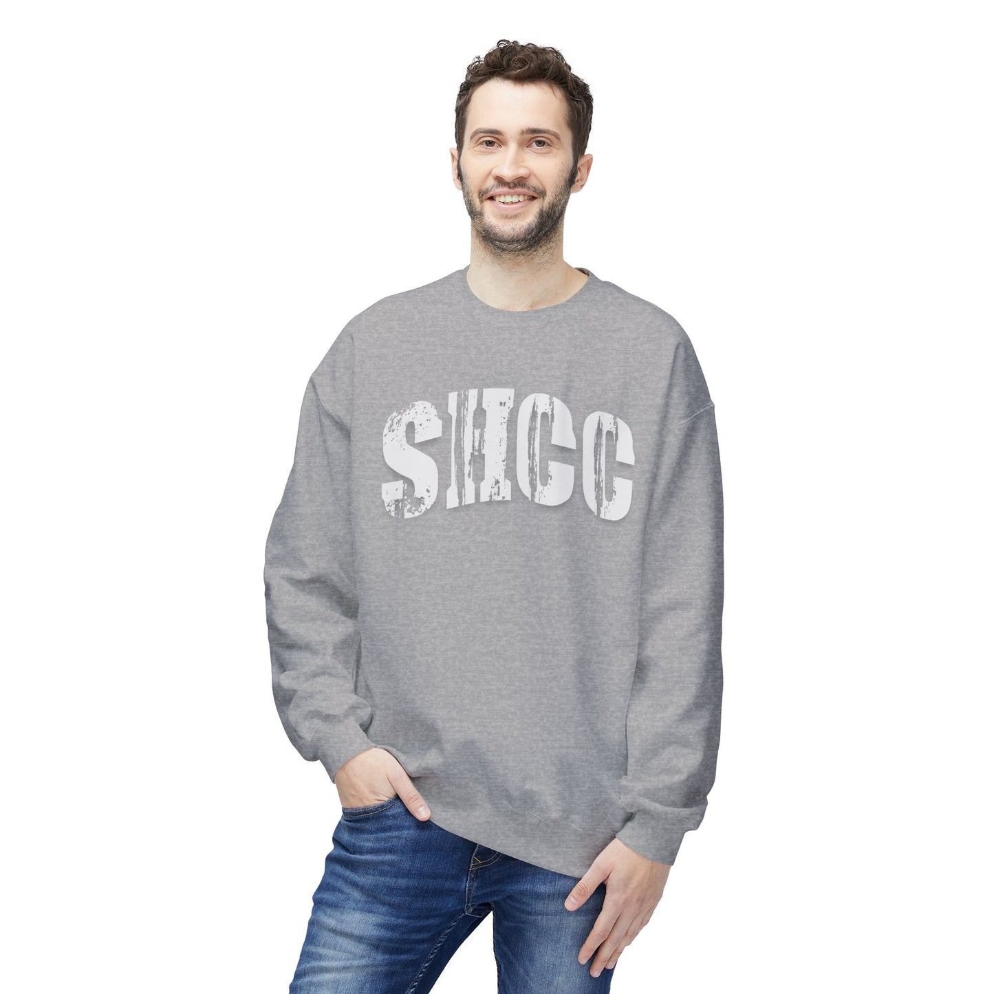 SHCC Distressed Vintage Logo Crewneck Sweatshirt