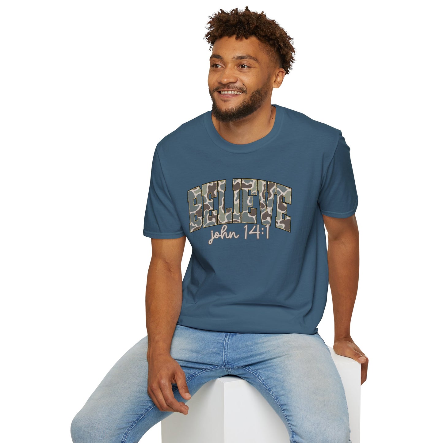 BELIEVE Camo T-Shirt