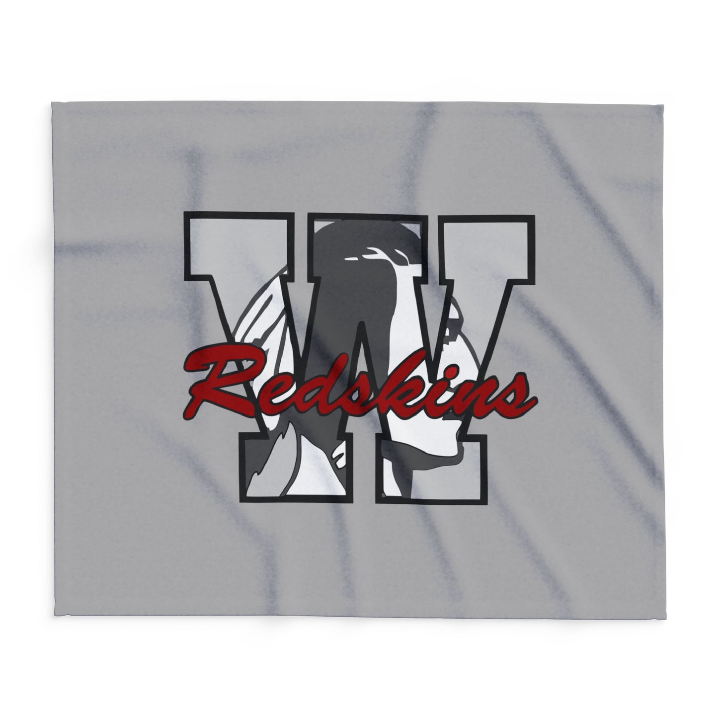 Woodsfield Redskins Letter  - Soft Fleece Blanket