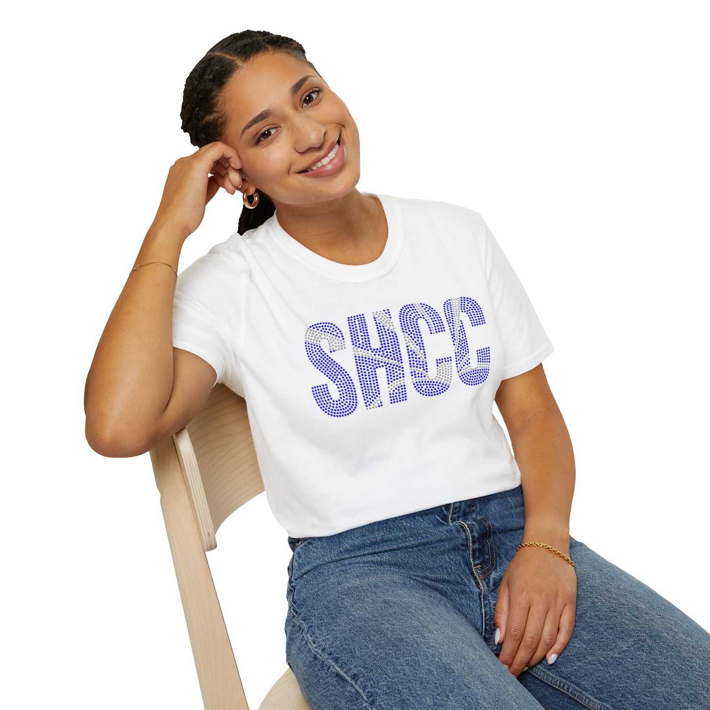 SHCC Logo - RHINESTONE - Unisex T-Shirt