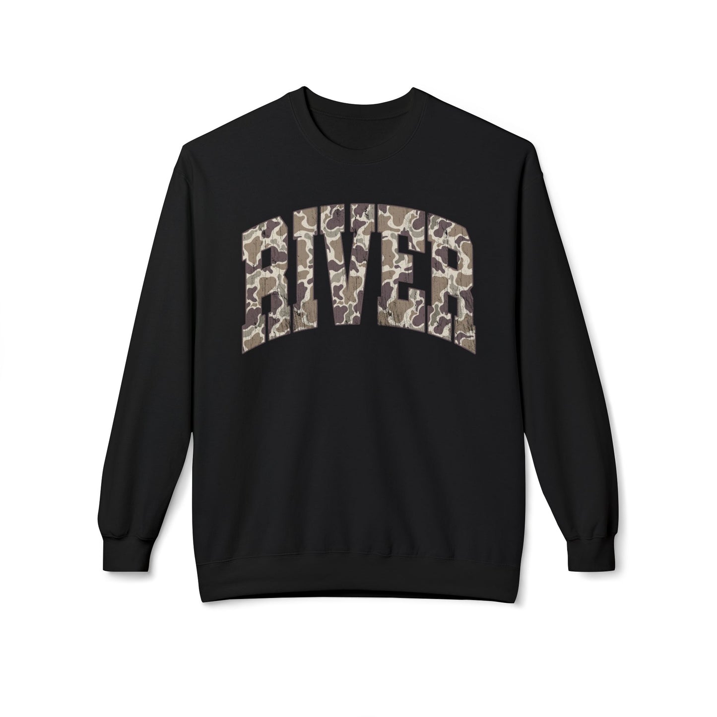 River Pilots Crewneck Sweatshirt — CAMO!