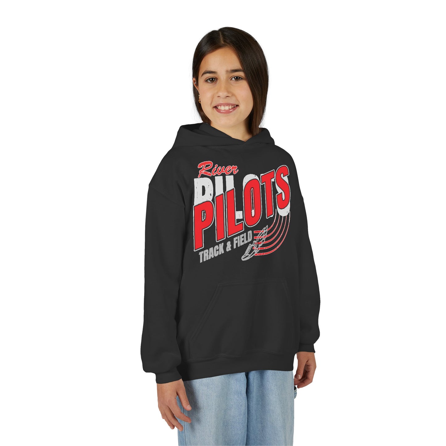 River Pilots Track & Field Youth Hoodie