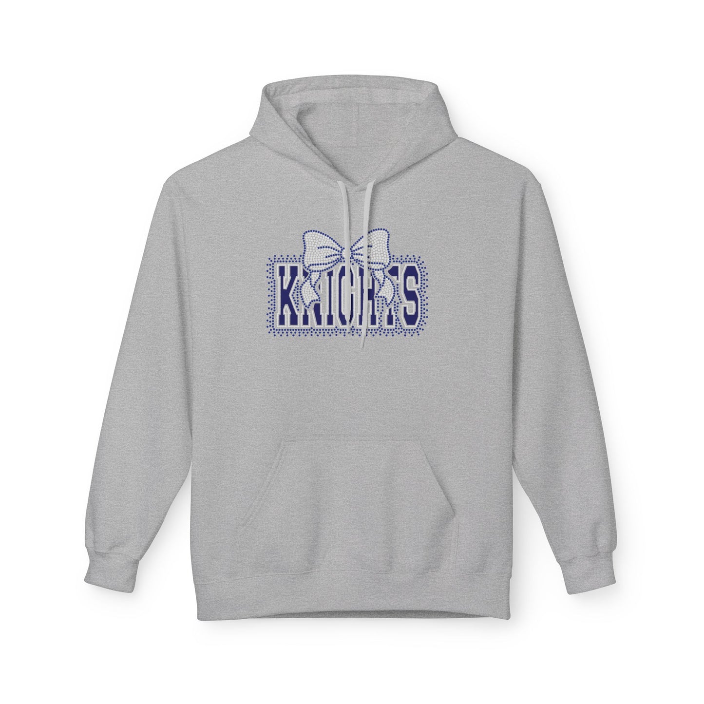 Knights Bow Logo Hoodie — Rhinestone/Glitter Vinyl