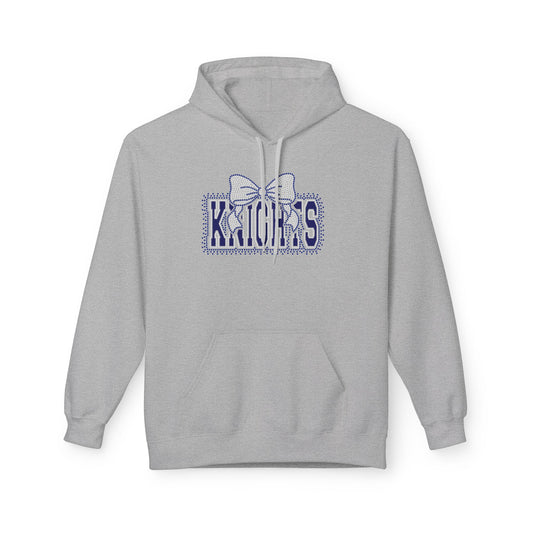 Knights Bow Logo Hoodie — Rhinestone/Glitter Vinyl