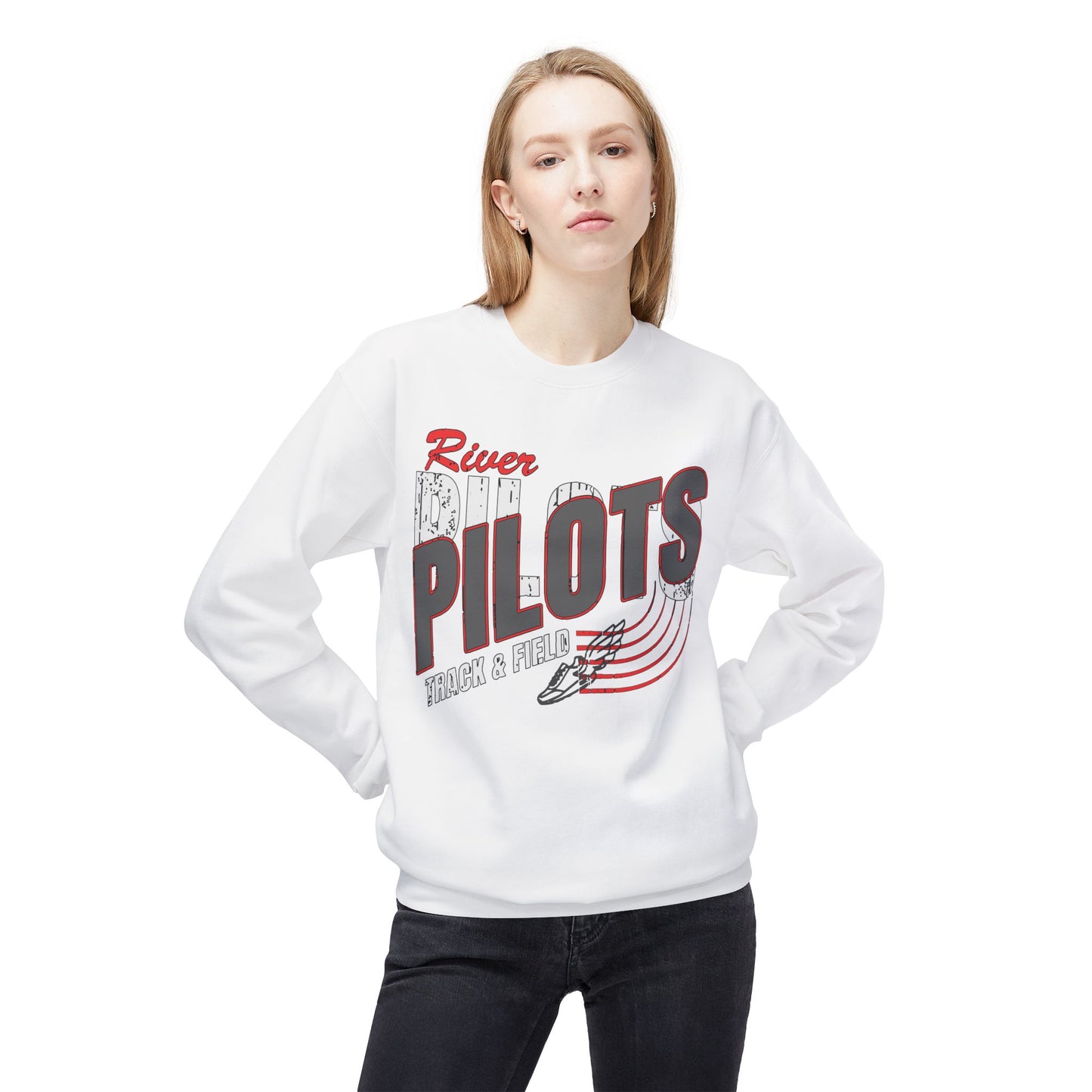 River Pilots Track & Field Crewneck Sweatshirt