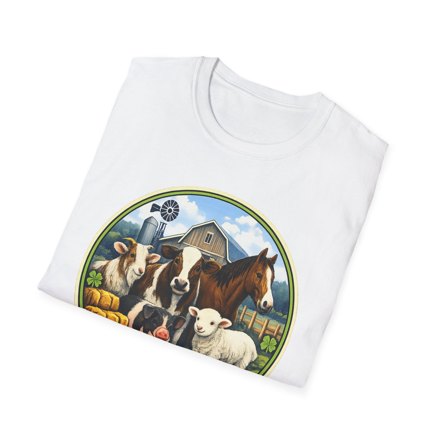 BARN LIFE BUILT ME - Large Animals - Unisex T-Shirt