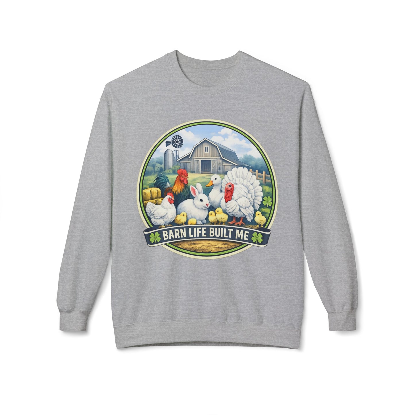 BARN LIFE BUILT ME - Small Animals - Crewneck Sweatshirt