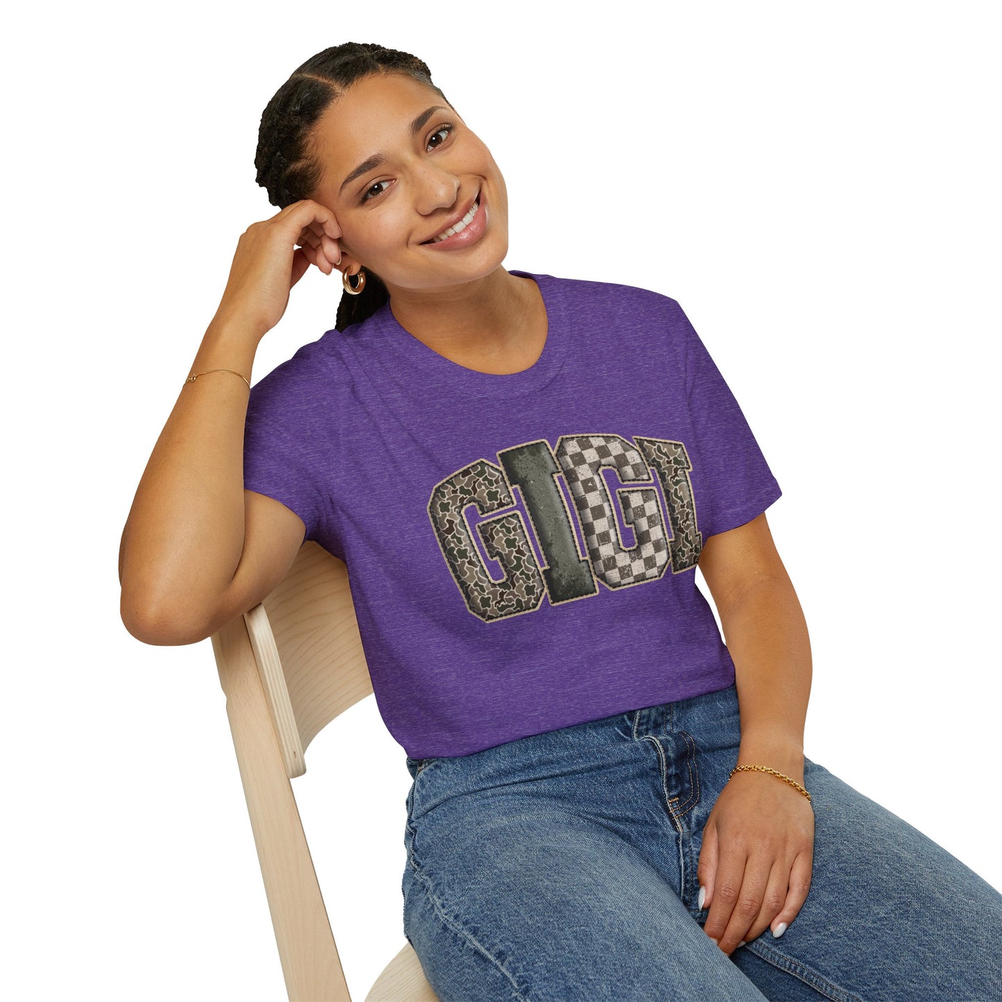 GIGI Camo Print T-Shirt