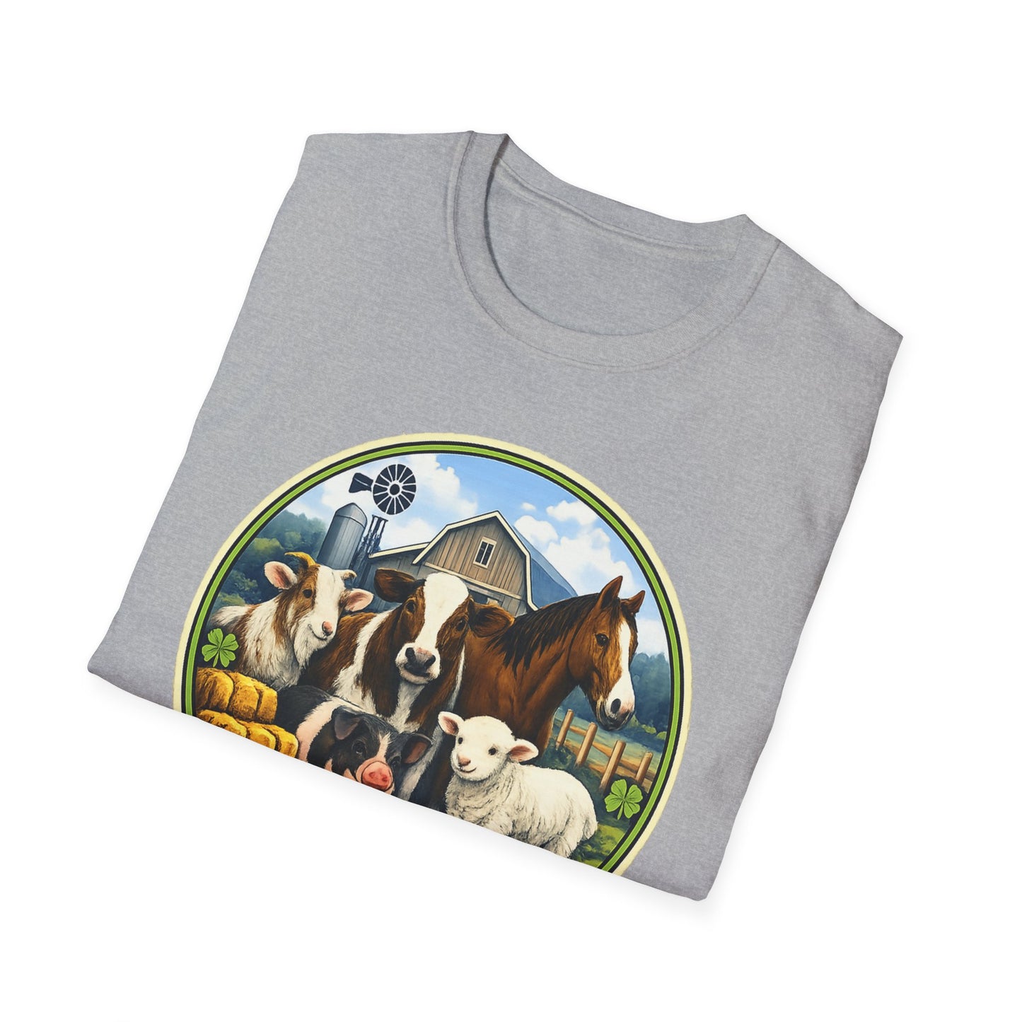 BARN LIFE BUILT ME - Large Animals - Unisex T-Shirt