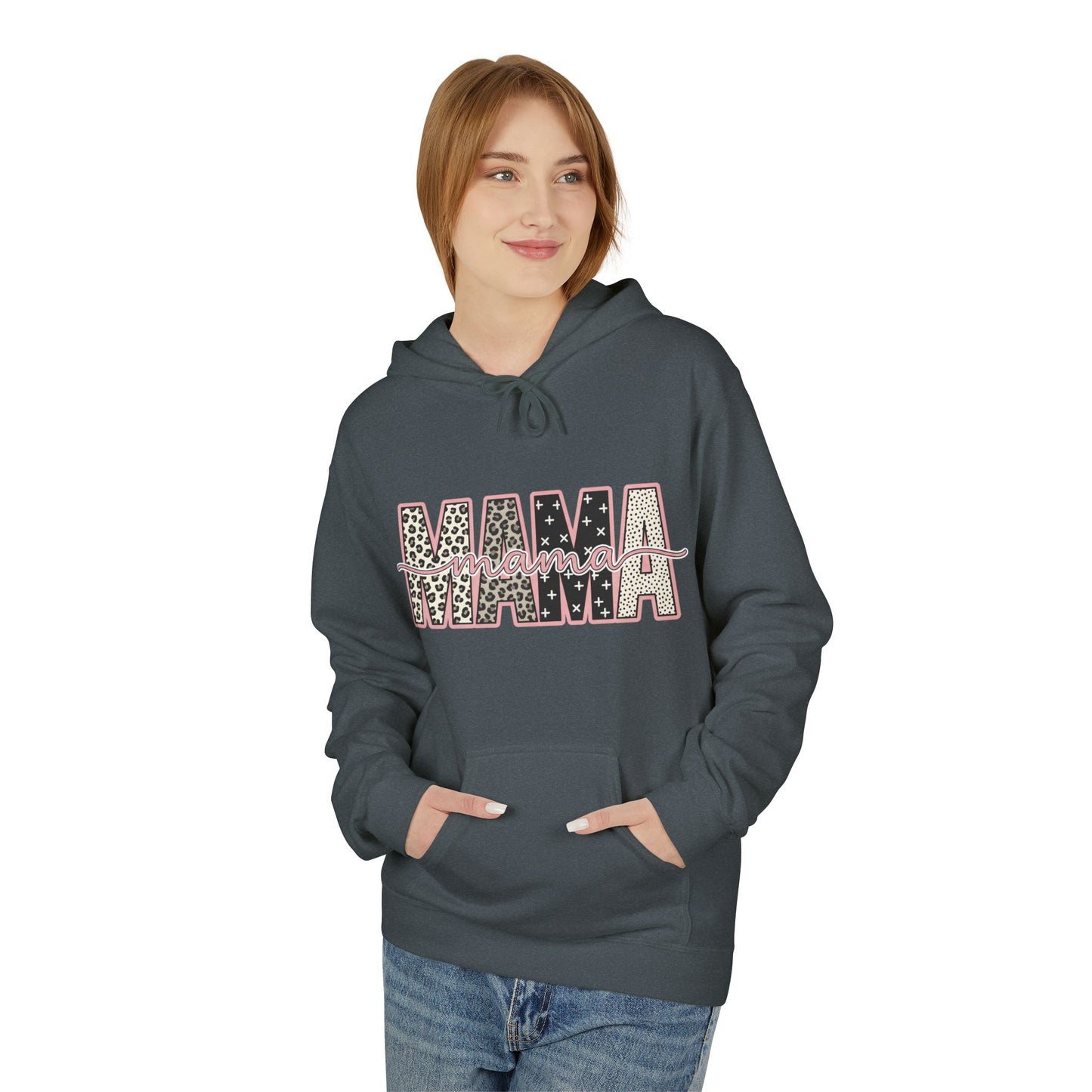 MAMA Leopard Print Hoodie