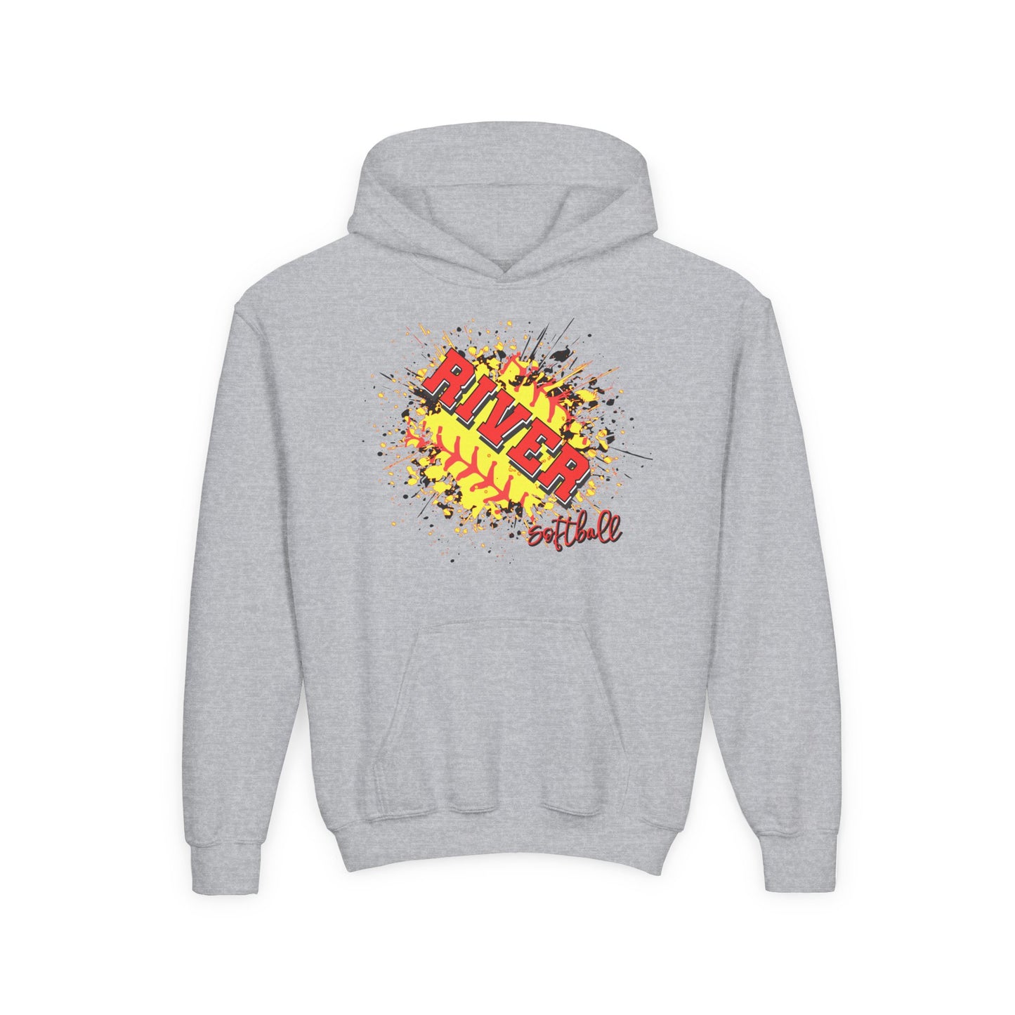 River Lady Pilots Softball 1 Youth Hoodie
