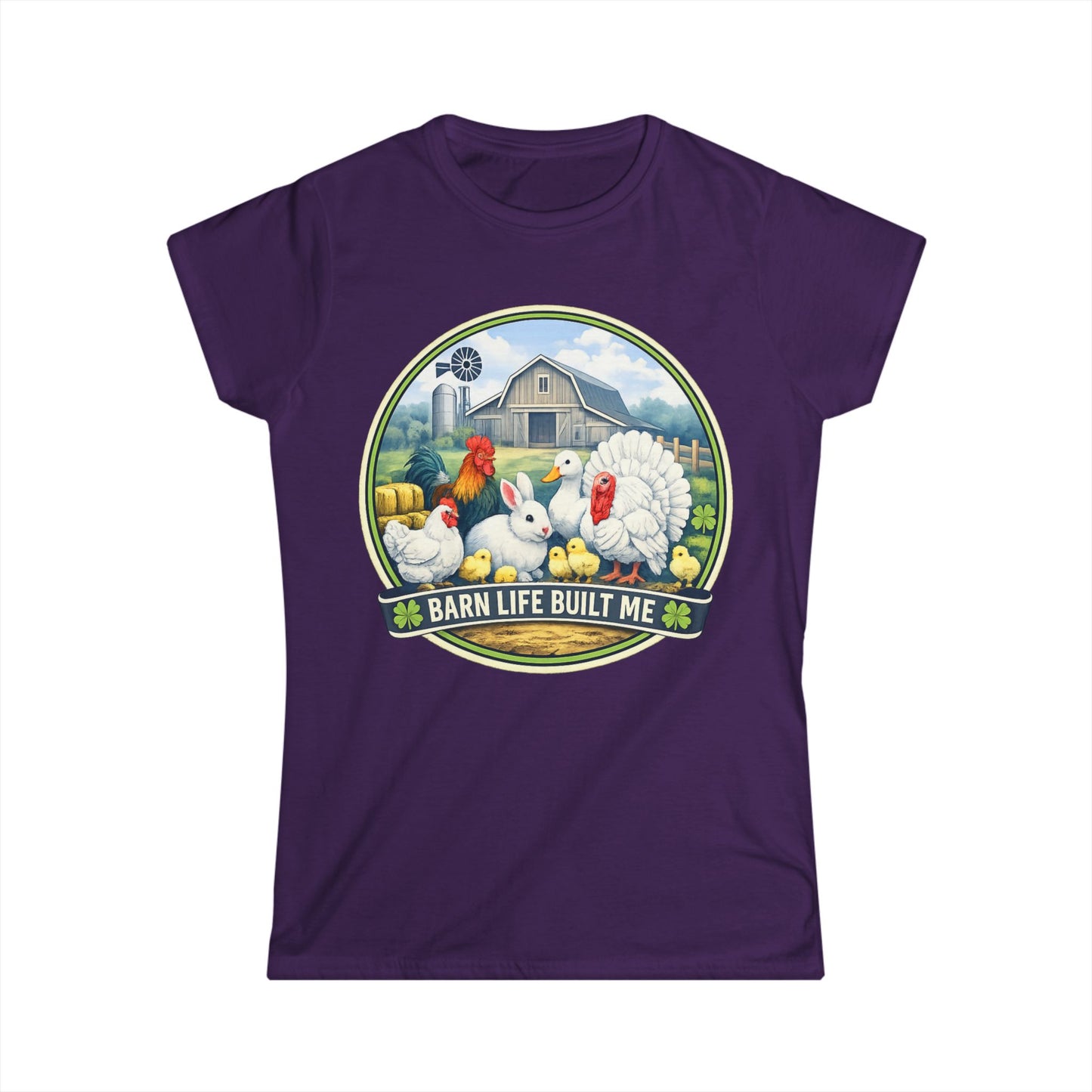 BARN LIFE BUILT ME- Small Animals - Women's T-Shirt