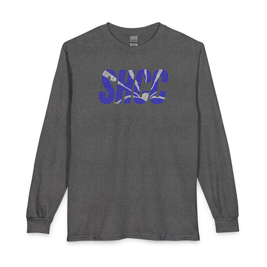 SWISS HILLS logo - Long Sleeve T-Shirt - RHINESTONES