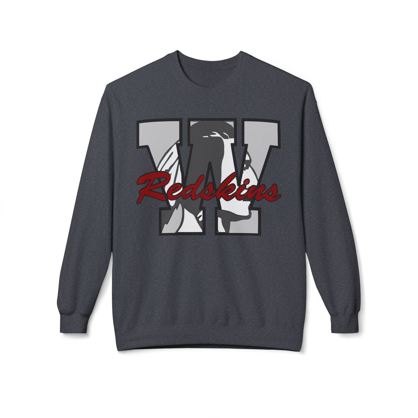 Woodsfield Redskins Letter Crewneck Sweatshirt