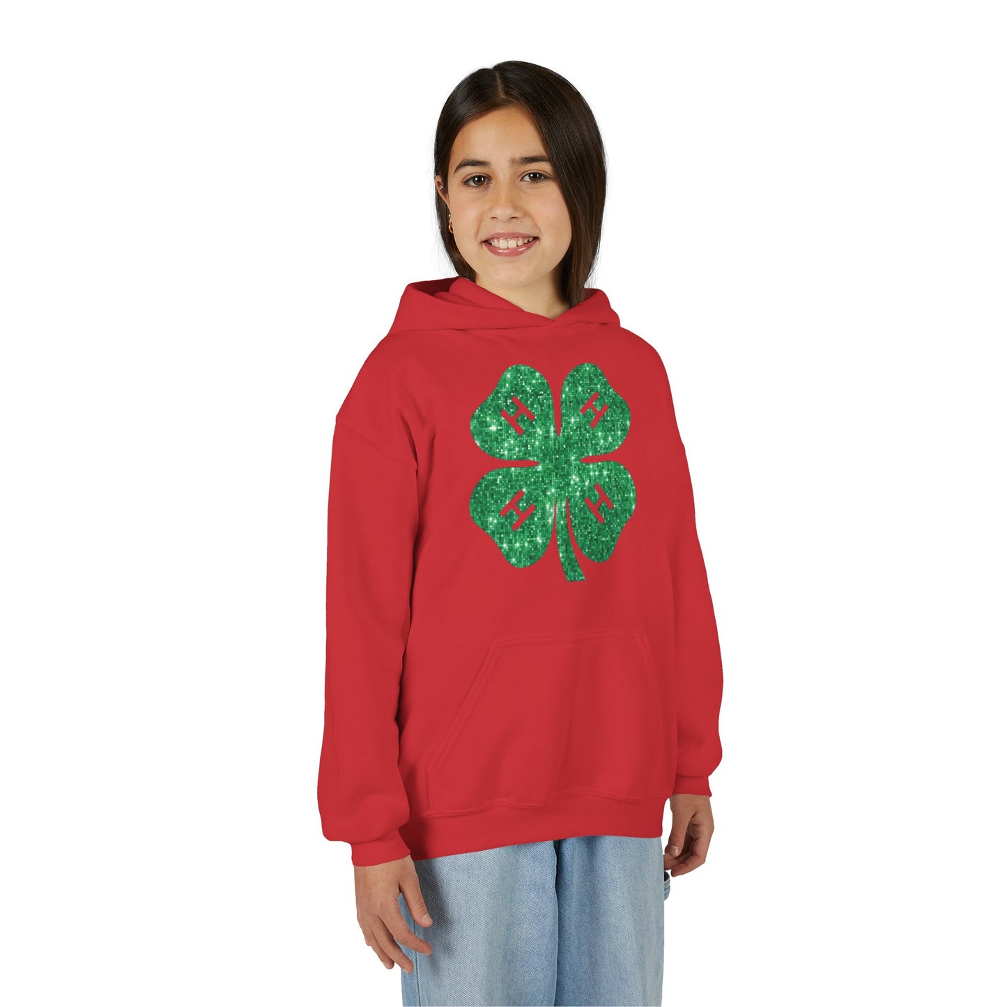 4-H GLITTER - Youth Hoodie