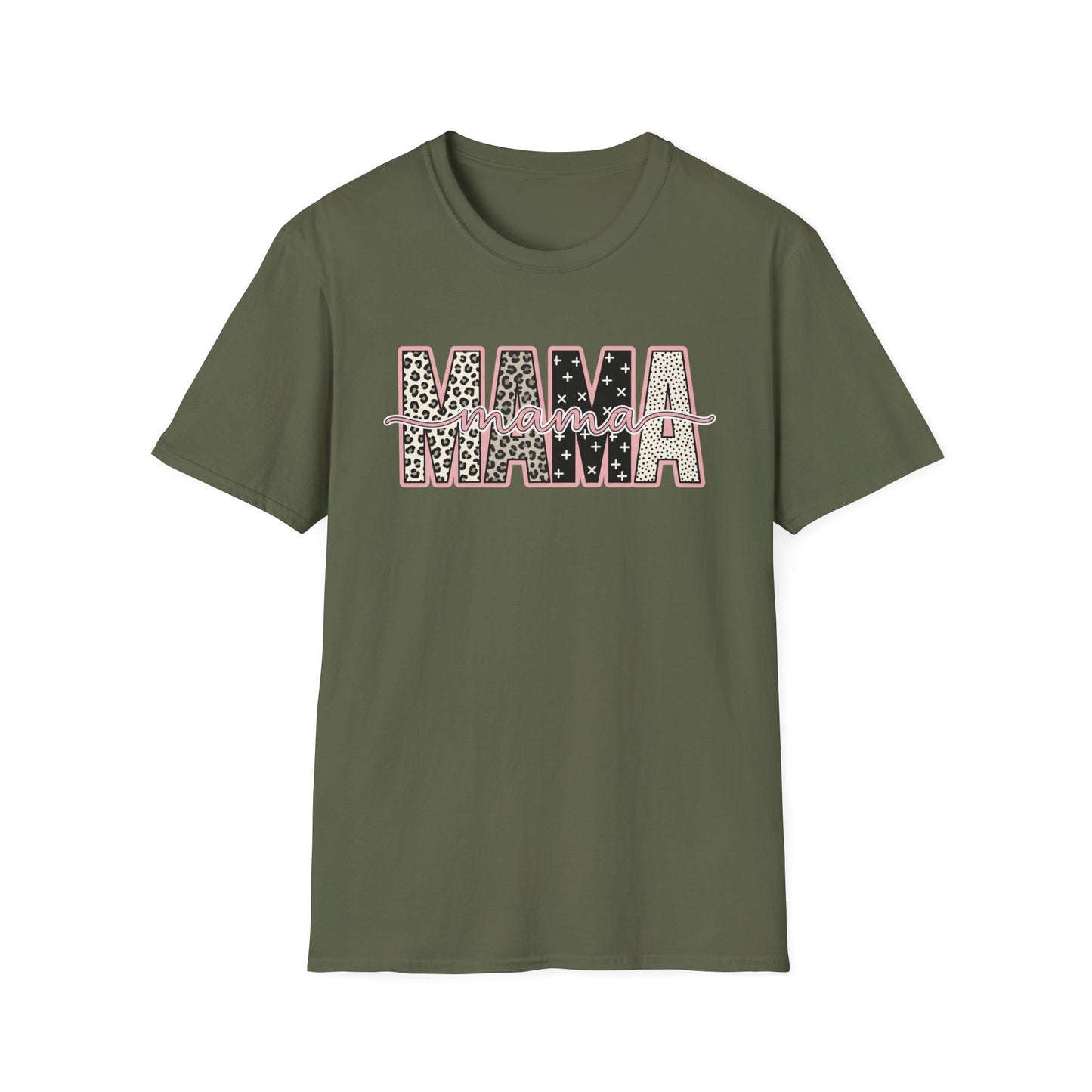MAMA Leopard Print T-Shirt