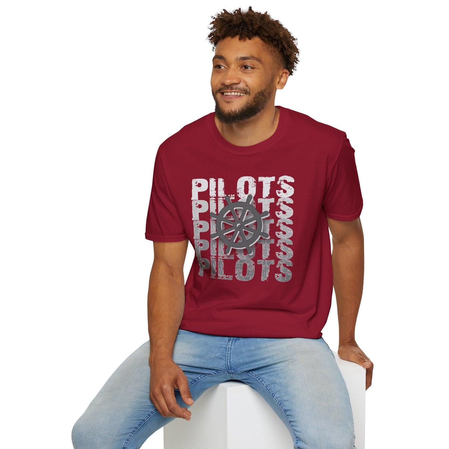 Pilots Stacked Wheel Unisex T-Shirt