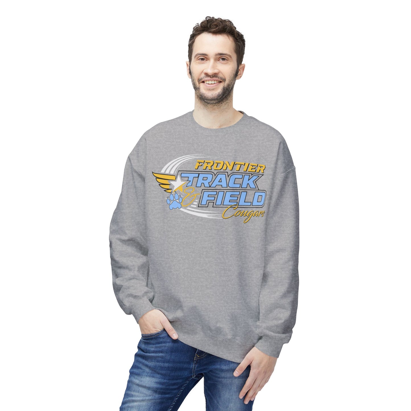 Frontier Cougars Track & Field Crewneck Sweatshirt