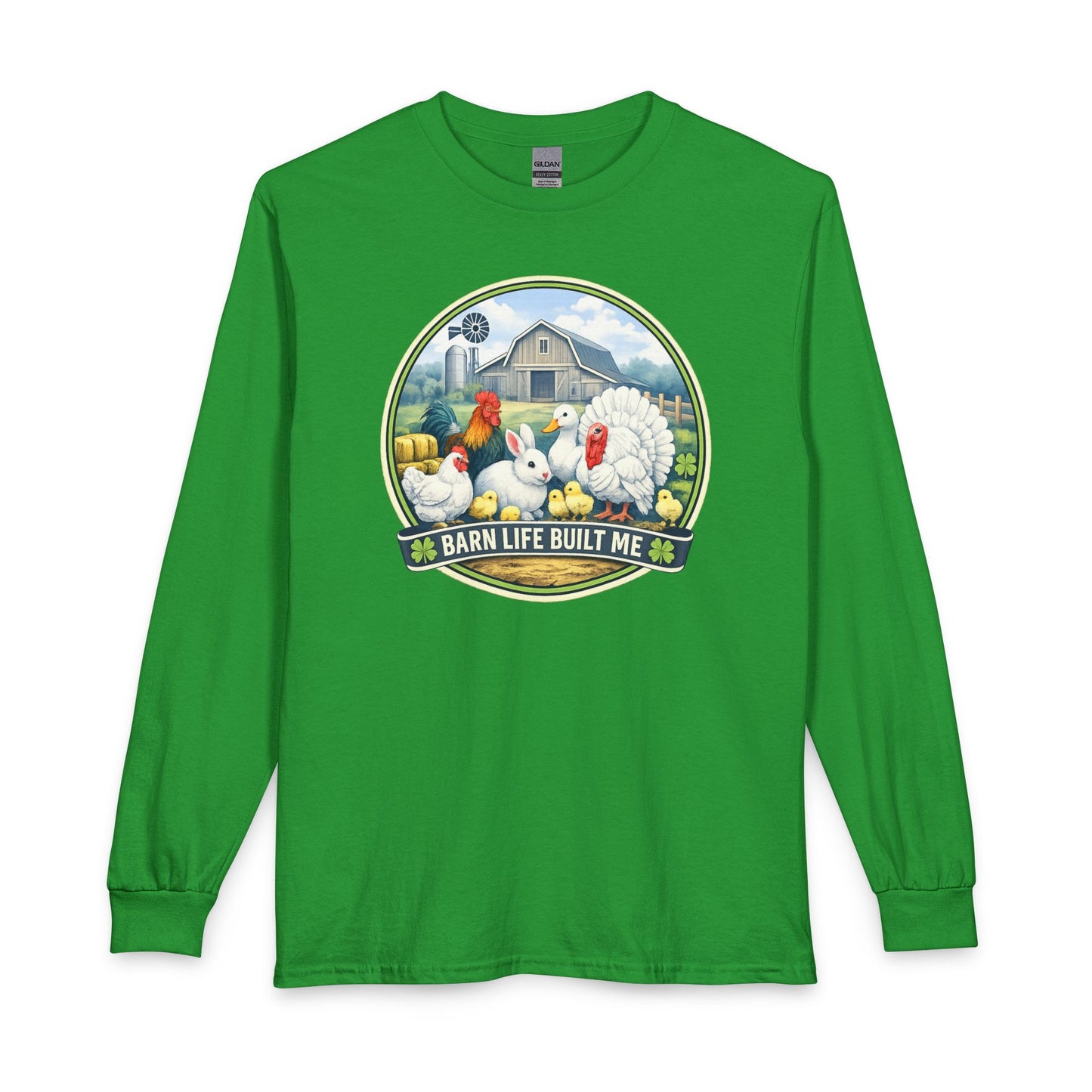 BARN LIFE BUILT ME - Small Animals - Long Sleeve T-Shirt