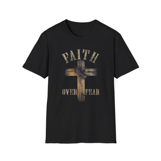 Faith Over Fear American Flag 2 T-Shirt