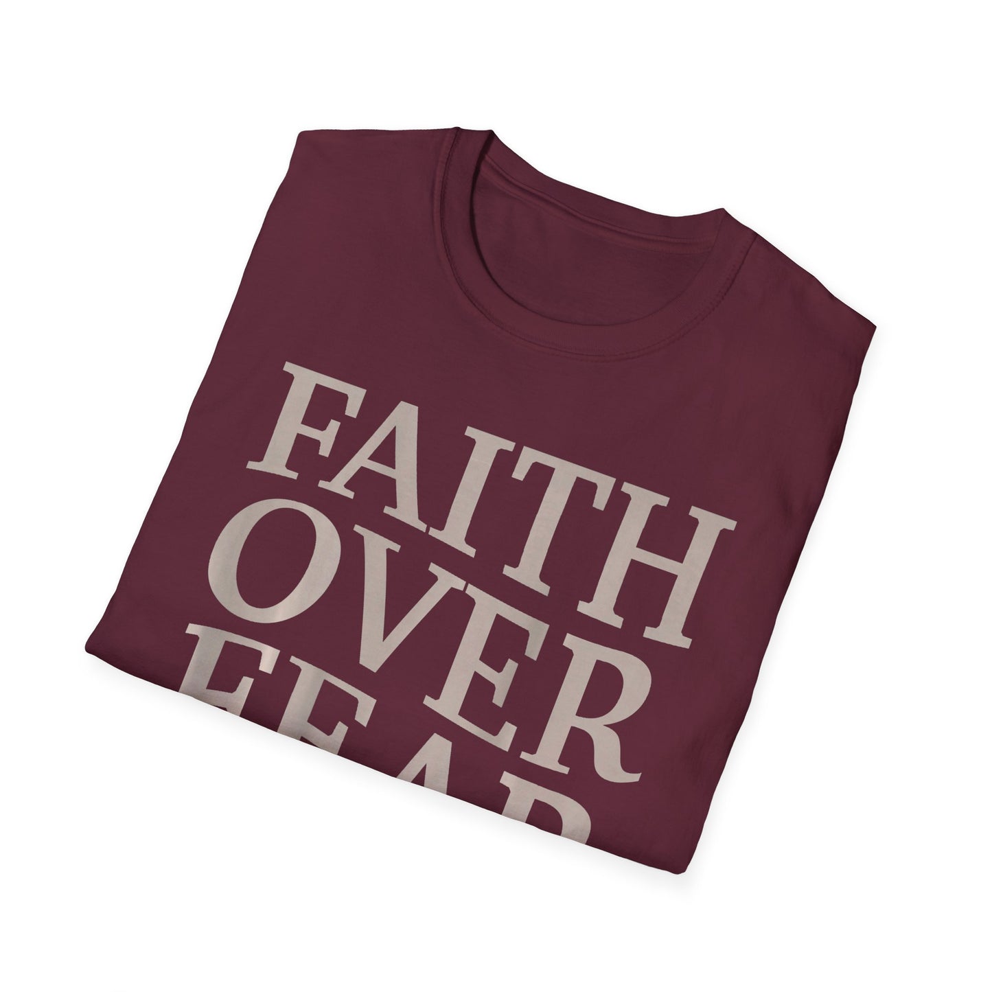 Faith Over Fear American Flag 6 T-Shirt