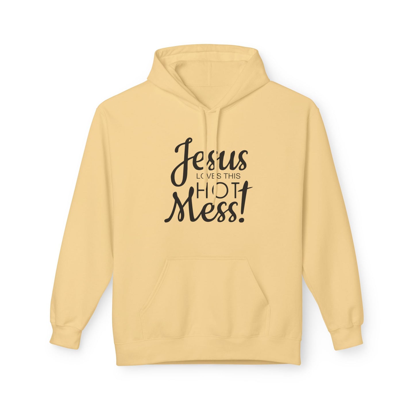 Jesus Loves This Hot Mess Hoodie (Gildan)