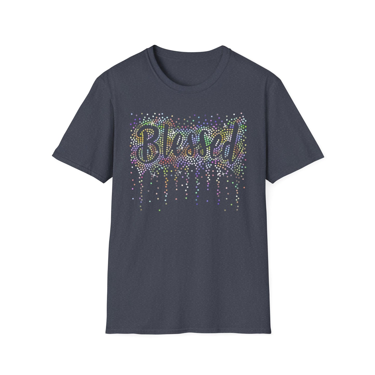 BLESSED - Holographic Rhinestones